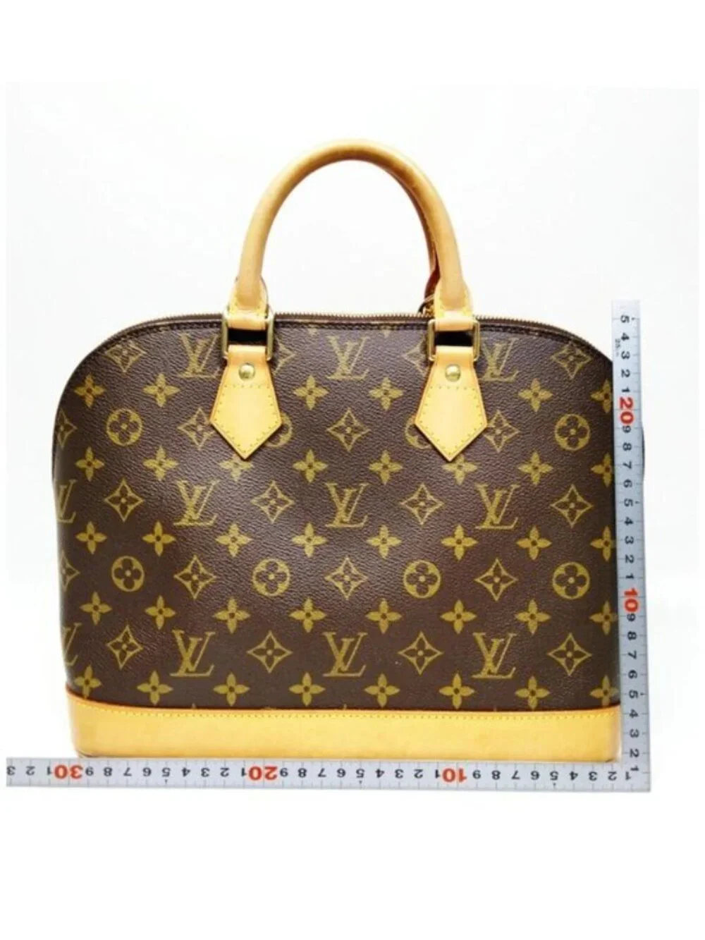 Authentic Louis Vuitton Alma Monogram Satchel Handbag